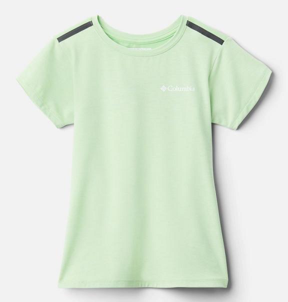 Columbia Tech Trek Shirts Green For Girls NZ47605 New Zealand